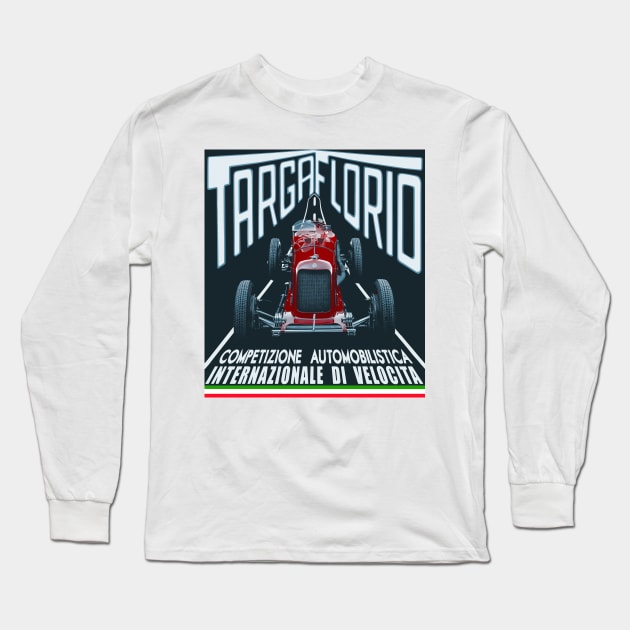 retro racing shirt Long Sleeve T-Shirt by retroracing